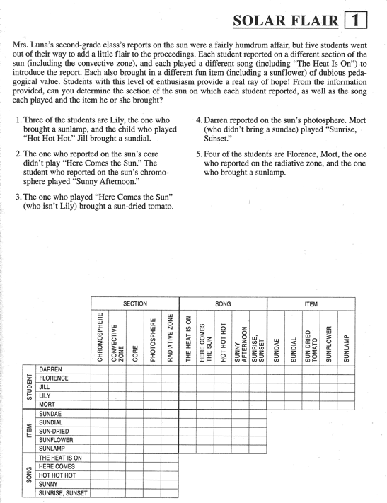 logic puzzles